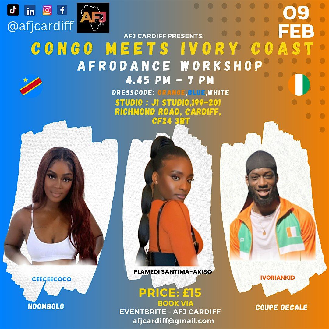 Congo meets Ivory Coast Afro Dance Workshop