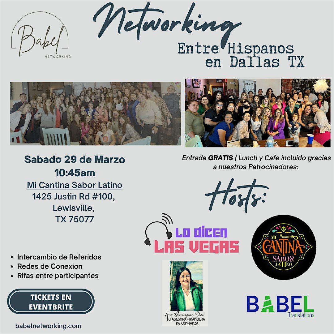 Networking Entre Hispanos en Dallas TX