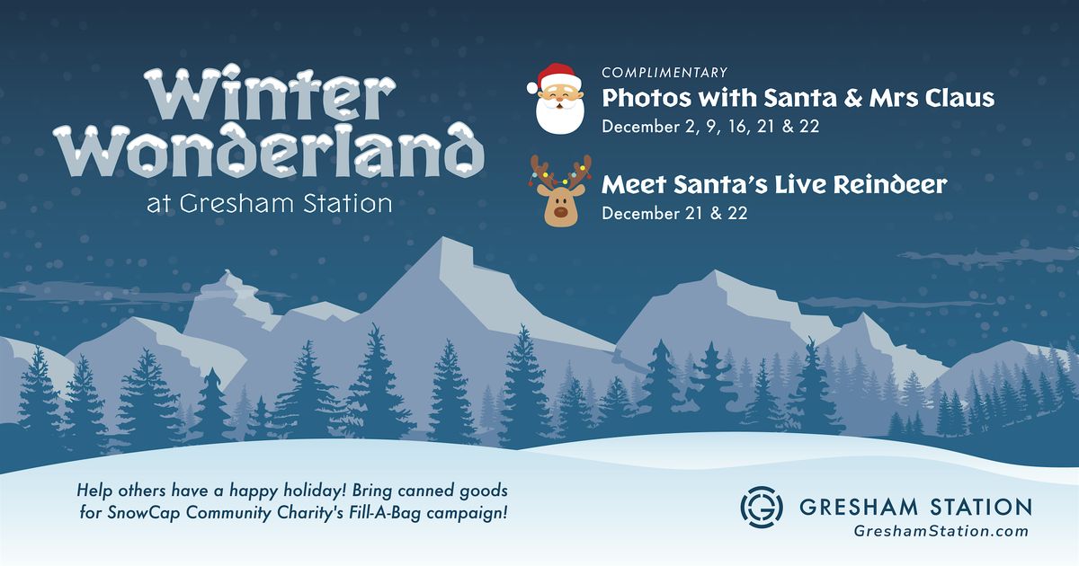 Photos with Santa at Gresham Station