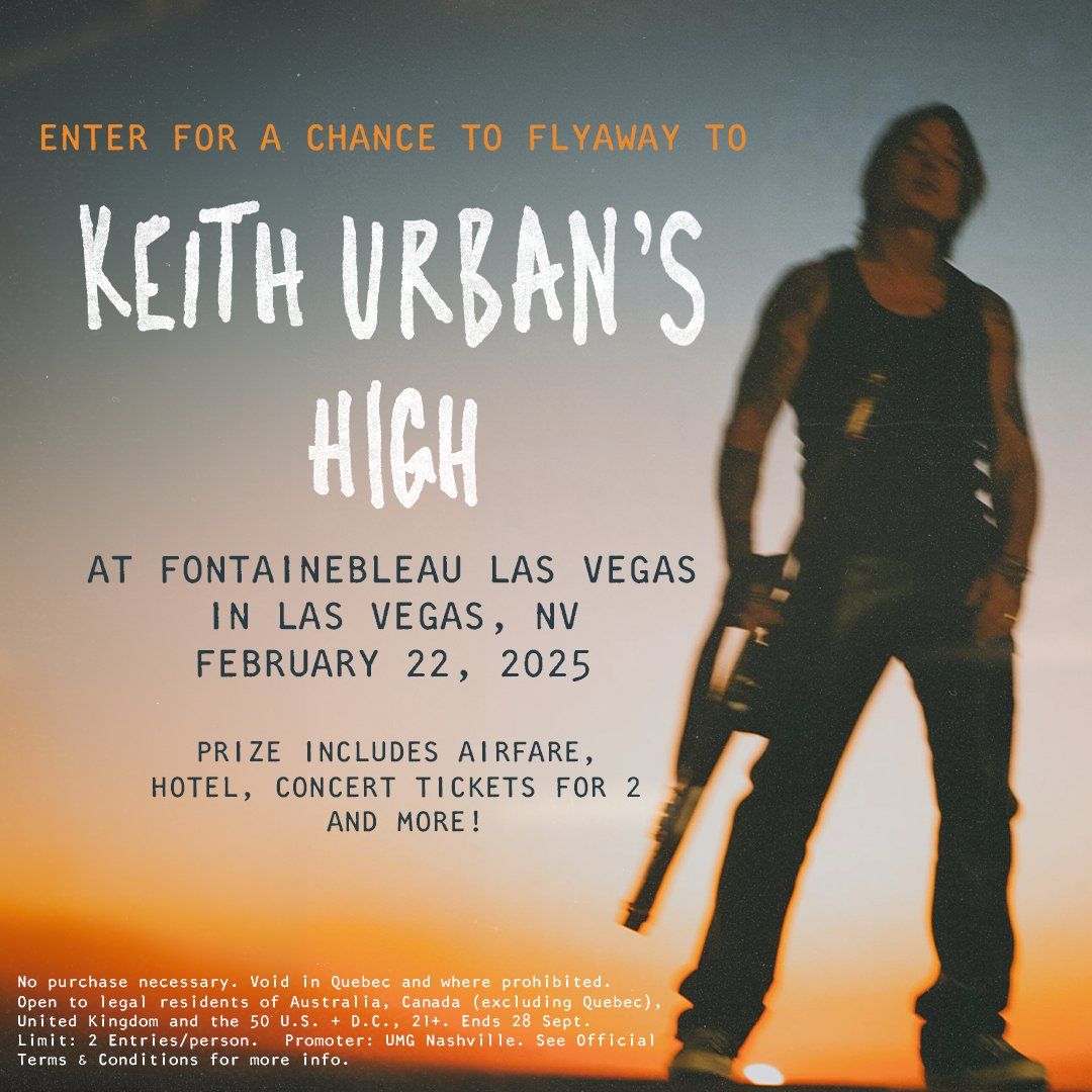 Keith Urban at Fontainebleau Las Vegas