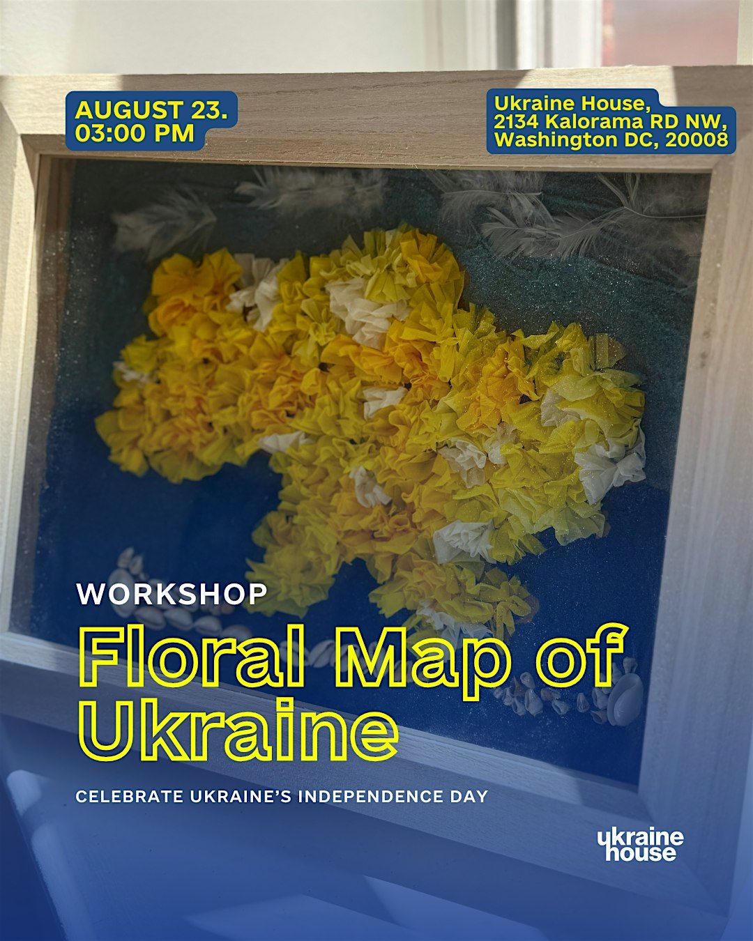 Floral Map of Ukraine Workshop: Celebrate Ukraine\u2019s Independence Day