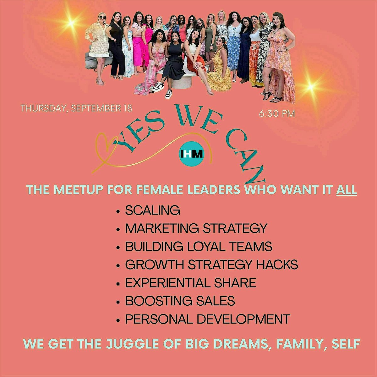 Yes We Can Female Leaders Mastermind