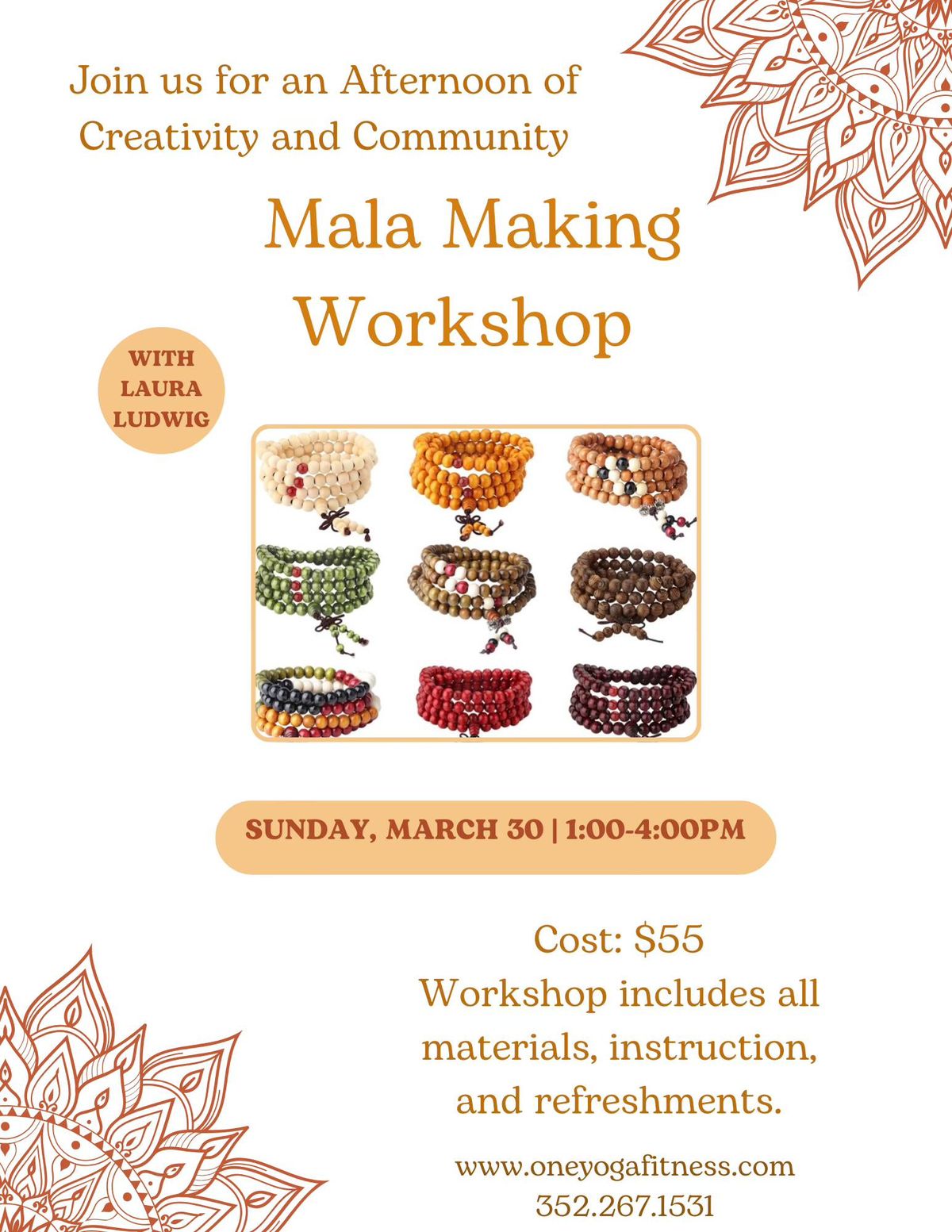 Mala Making Workshop with Laura Ludwig