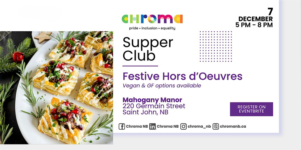 Supper Club: Festive Hors D'oeuvres
