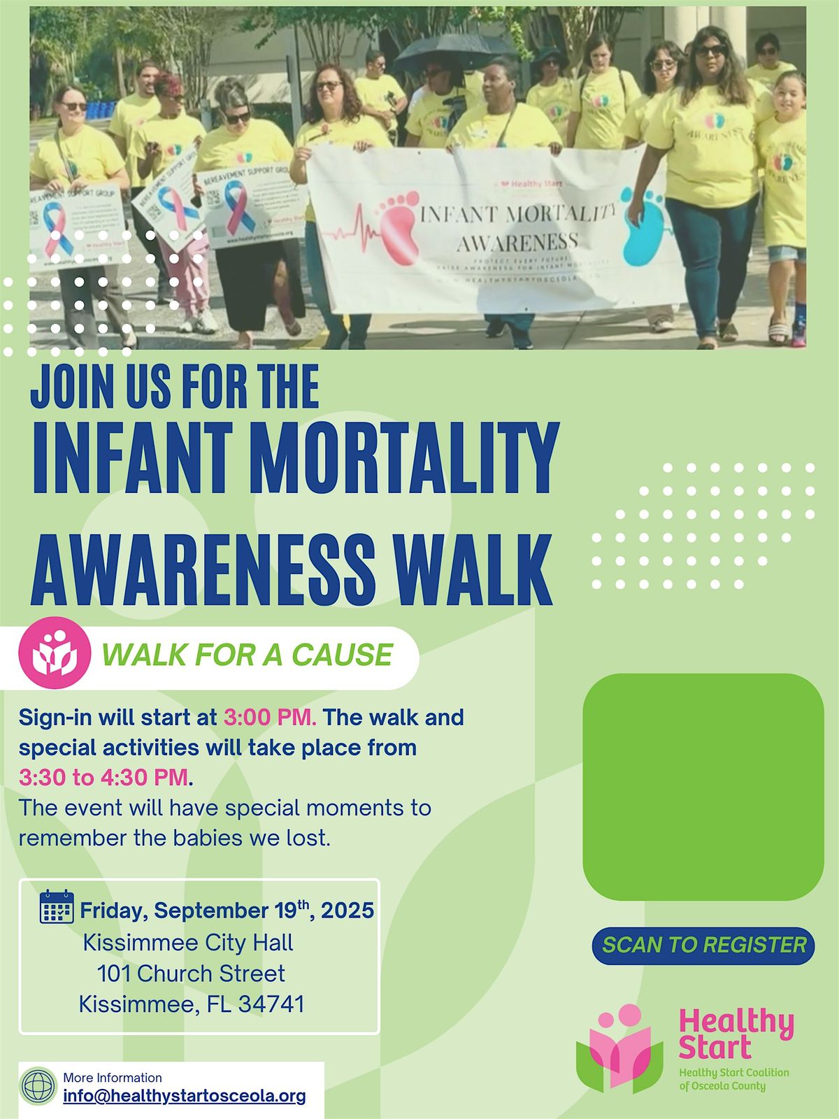 Infant Mortality Awareness Walk