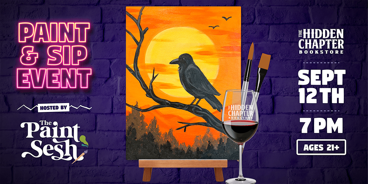 \u201cRaven at Dusk\u201d Paint & Sip Painting Event in Fort Thomas, KY