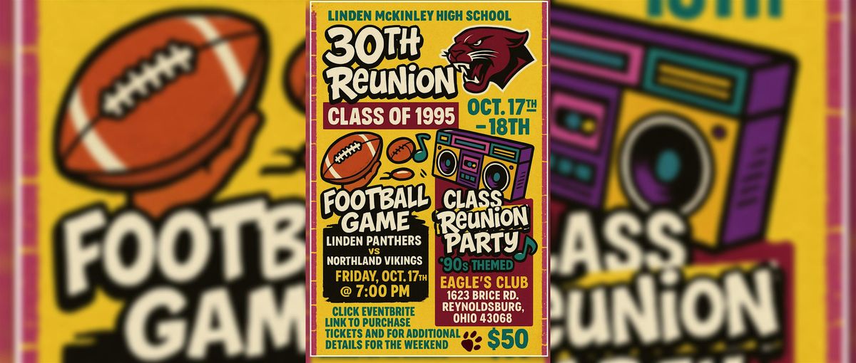Linden McKinley High School (Columbus, Ohio), Class of 1995 30th Reunion