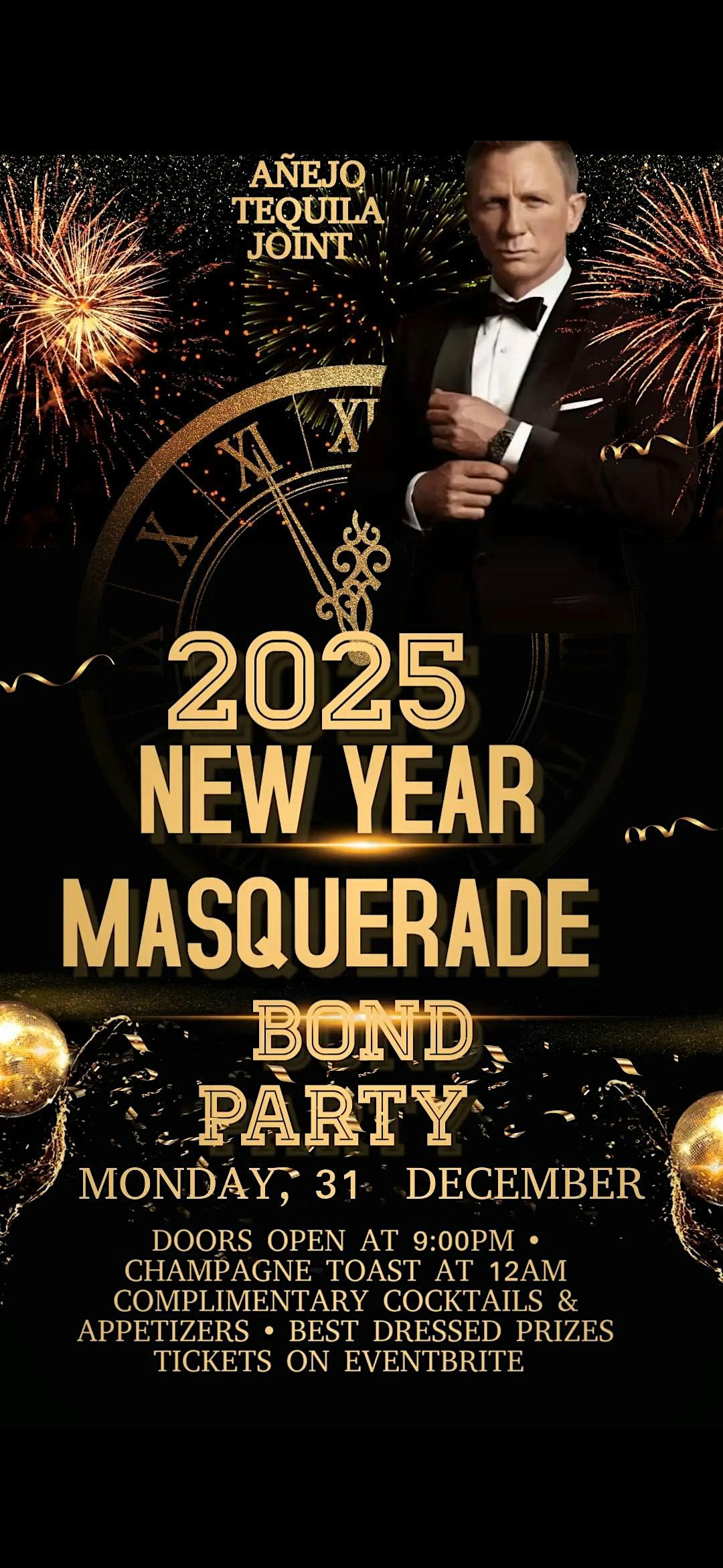 NEW YEAR'S EVE MASQUERADE PARTY