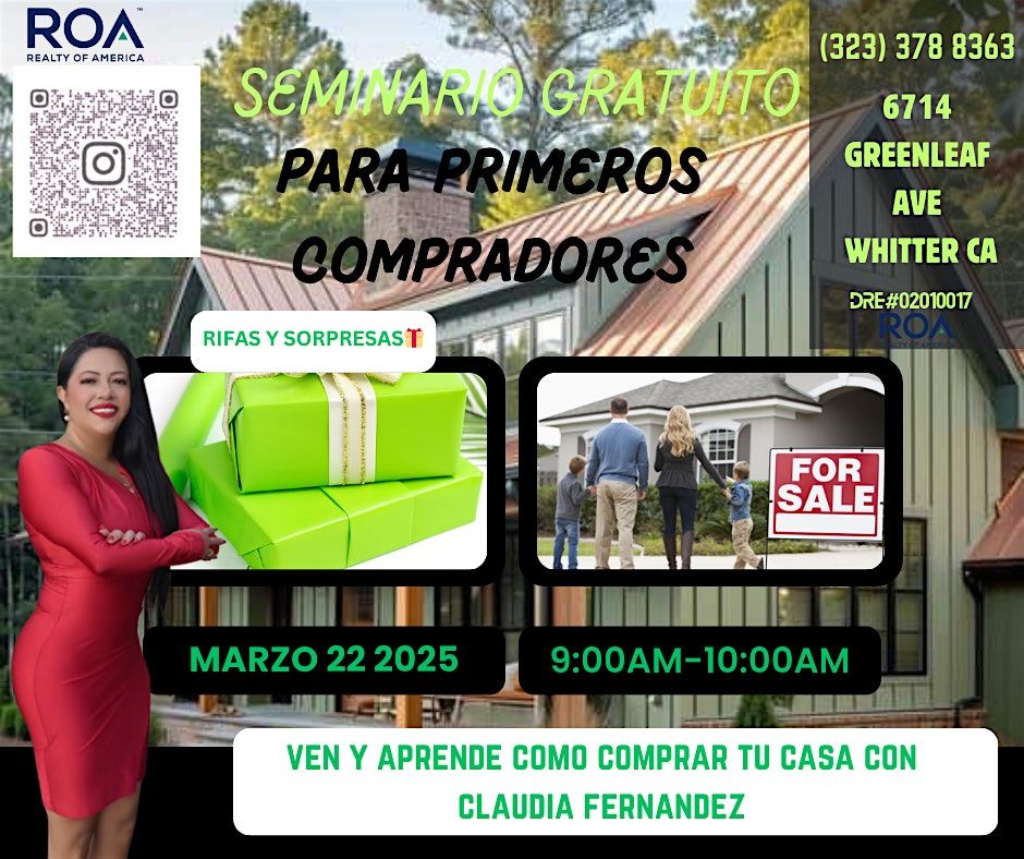 Seminario Gratuito Para Primeros Compradores