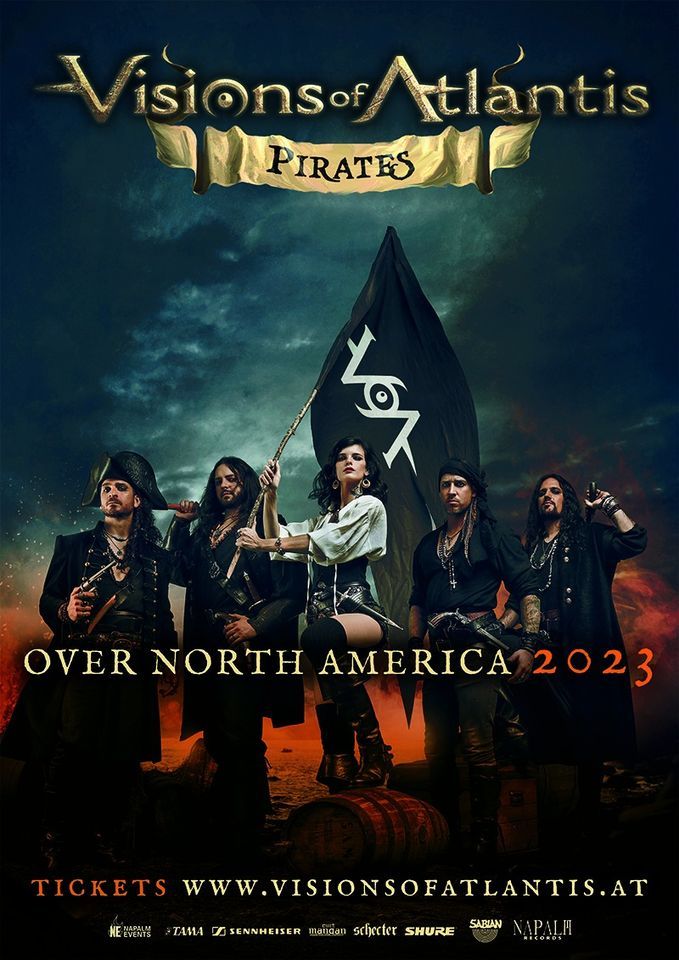 Visions of Atlantis Pirates Over North America Tour, live in