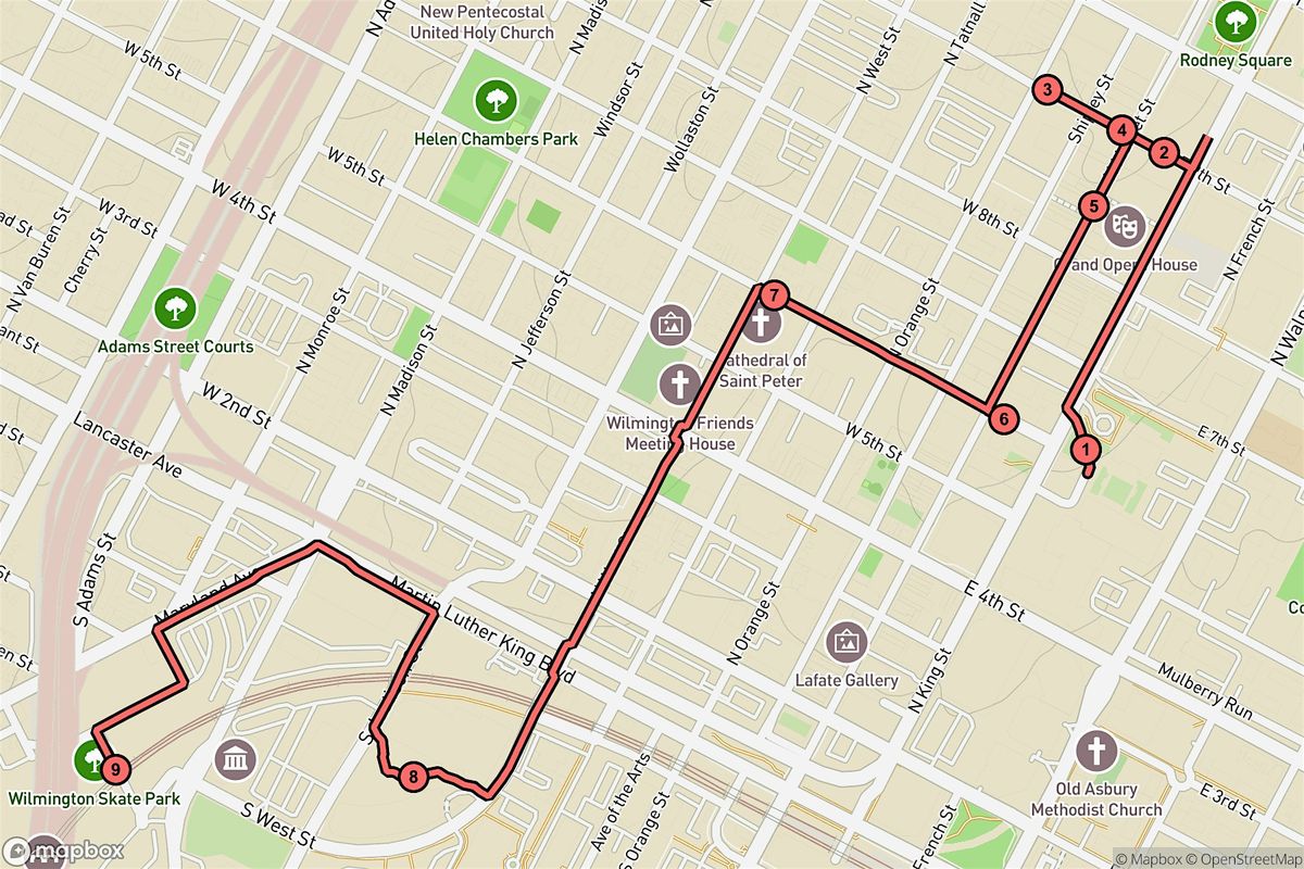 Wilmington Audio Tour: Timelines, Trains & Titans of the City