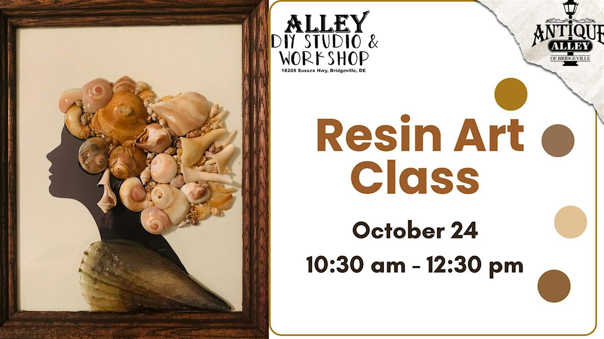 Seashell Resin Art Class