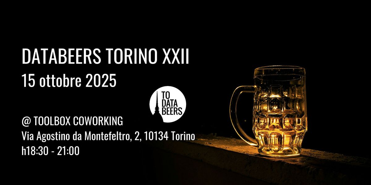 DATABEERS TORINO XXII - Ada Lovelace Day Edition
