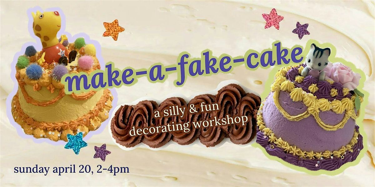 fake cake decorating workshop @ yours truly mary anne