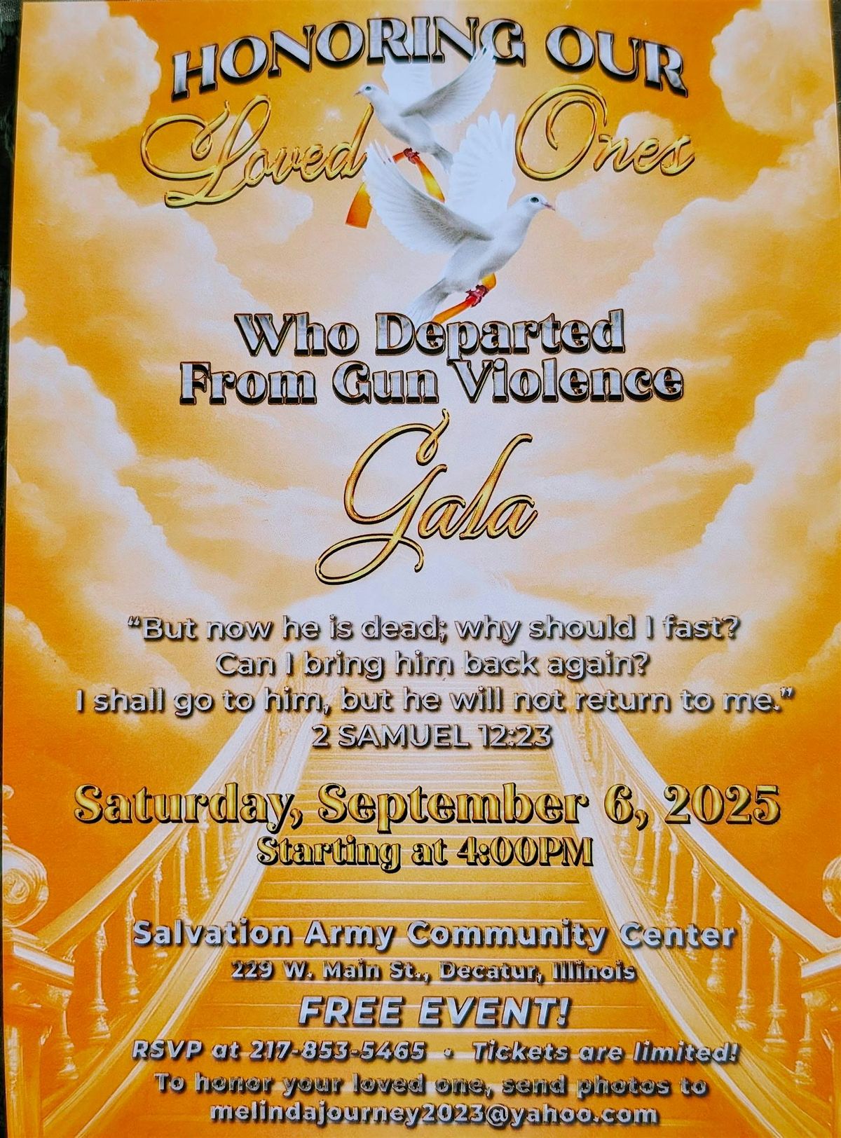 HONORING OUR LOVED ONES WHO DEPARTED FROM GUN VIOLENCE
