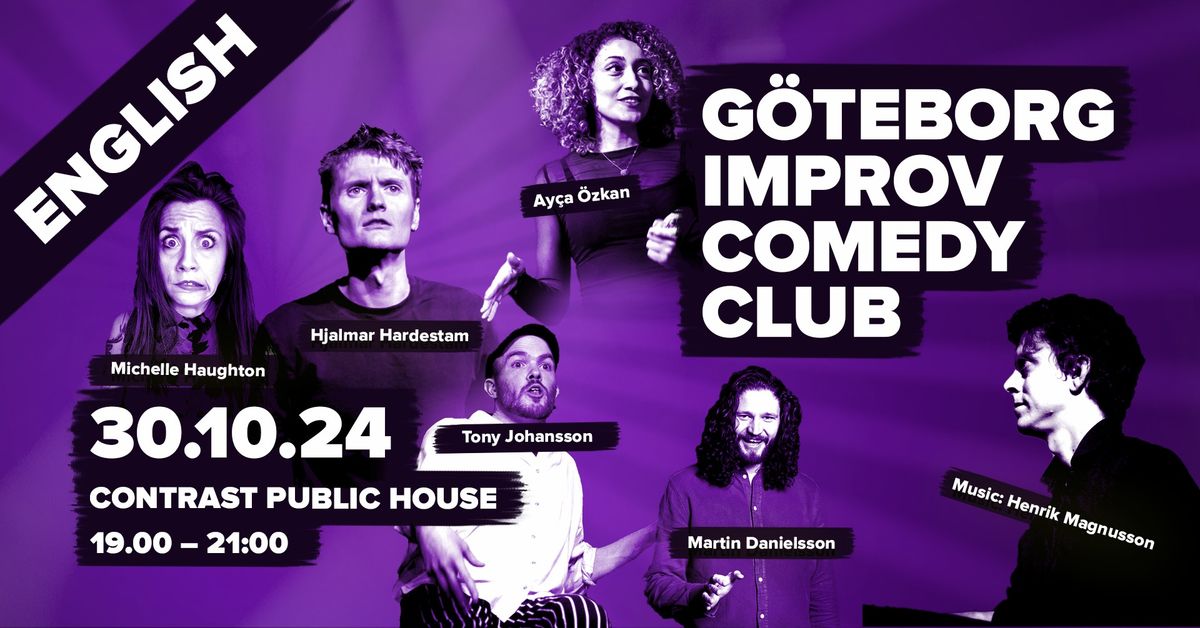 G\u00f6teborg Improv Comedy Club @ Contrast Public House 30.10.24 (ENGLISH)