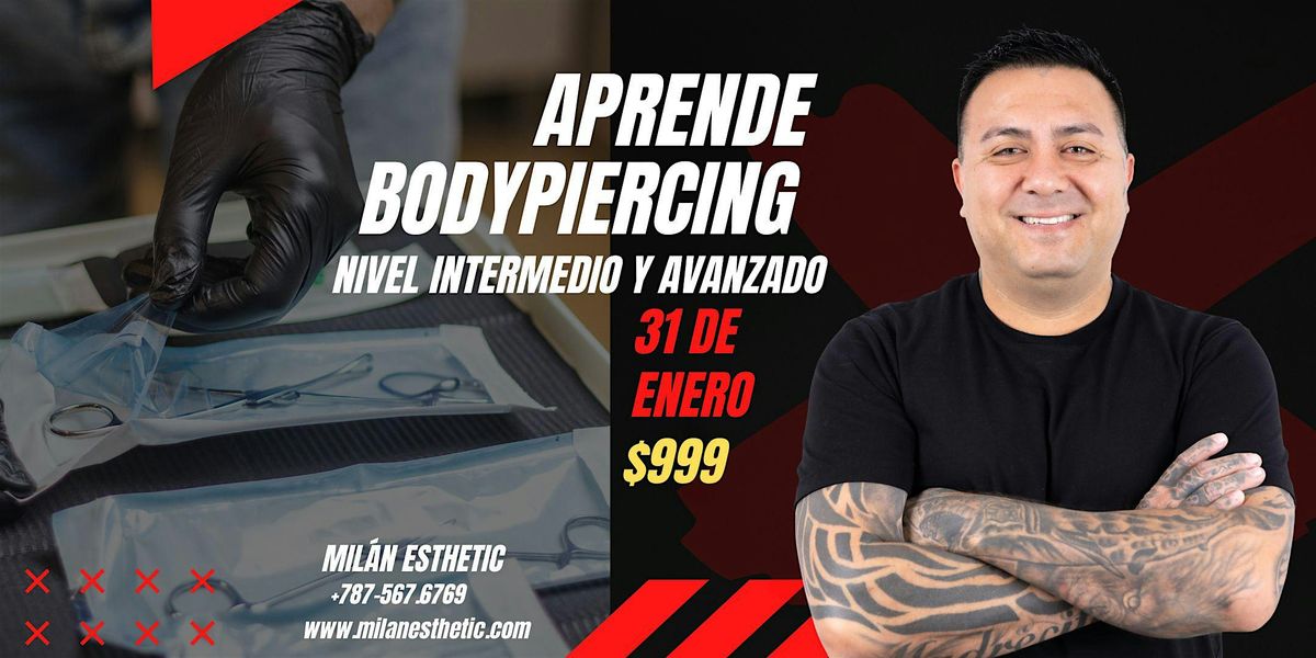 Taller de Piercing - nivel intermedio y avanzado