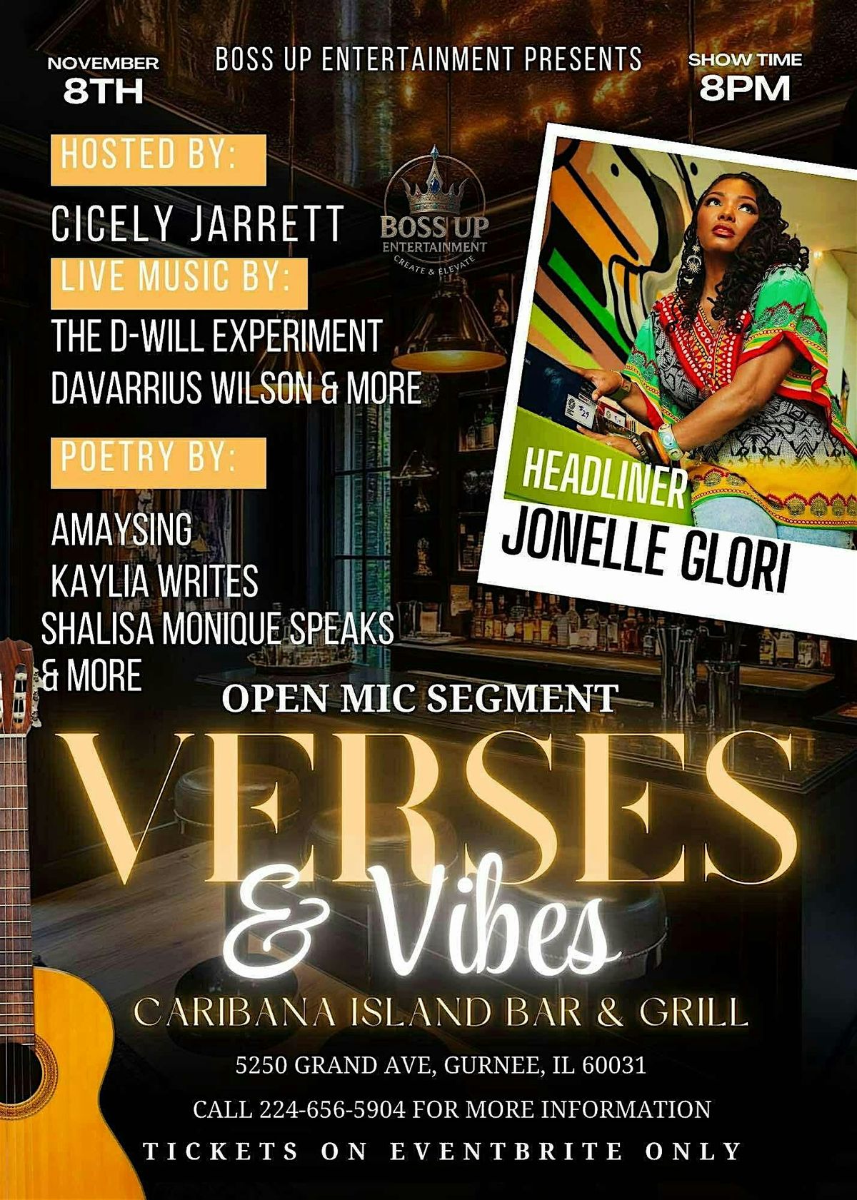 Verses & Vibes: A Night of Spoken Word, Soulful Music & Open Mic Magic