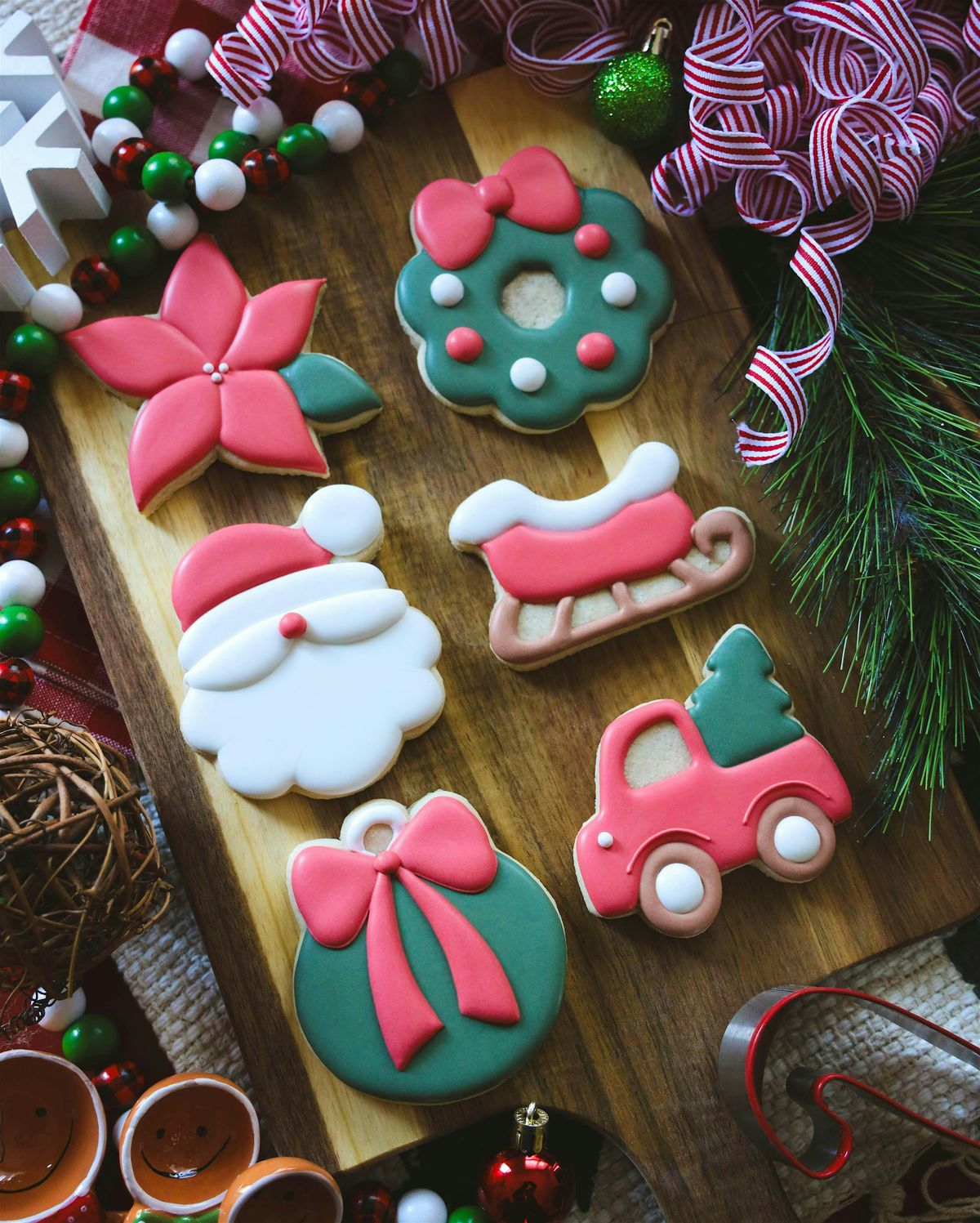 11:00 AM - Sugar and Santa Sugar Cookie Decorating Class!