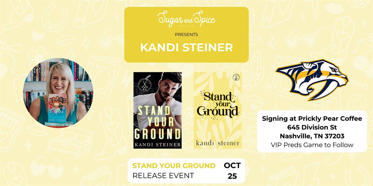 Stand Your Ground Release: A Night of Hockey and Romance with Kandi Steiner