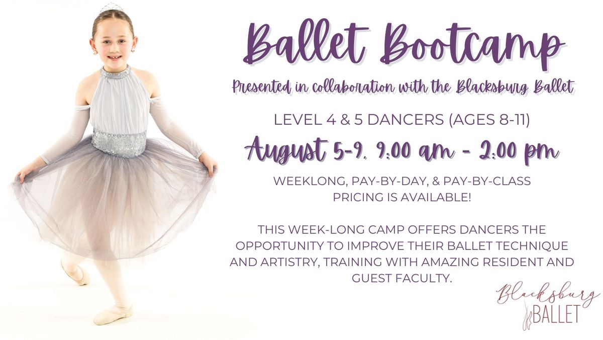 Ballet Bootcamp (ages 8-11)