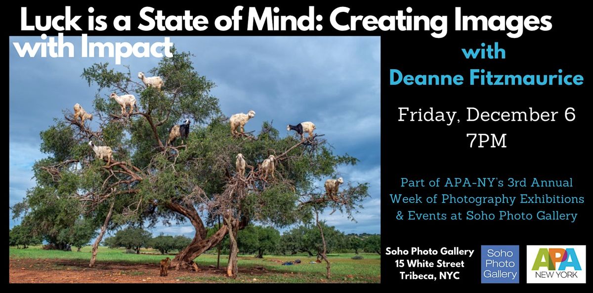 Luck is a State of Mind:Creating Images with Impact with Deanne Fitzmaurice