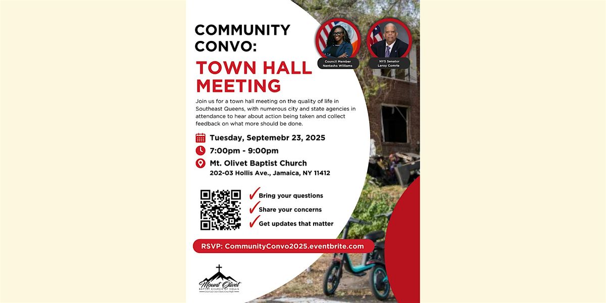 Community Convo: Quality of Life Town Hall
