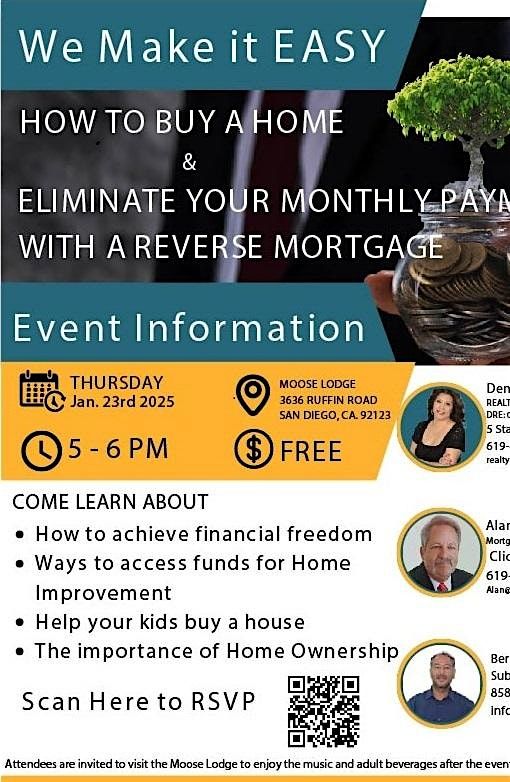 Eliminate Mortgage Payments & Get Cash out of your Home - In Person Seminar