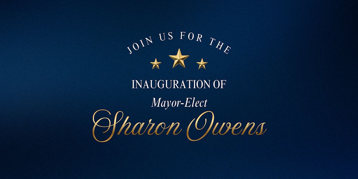 Mayor-Elect Sharon Owens Inauguration