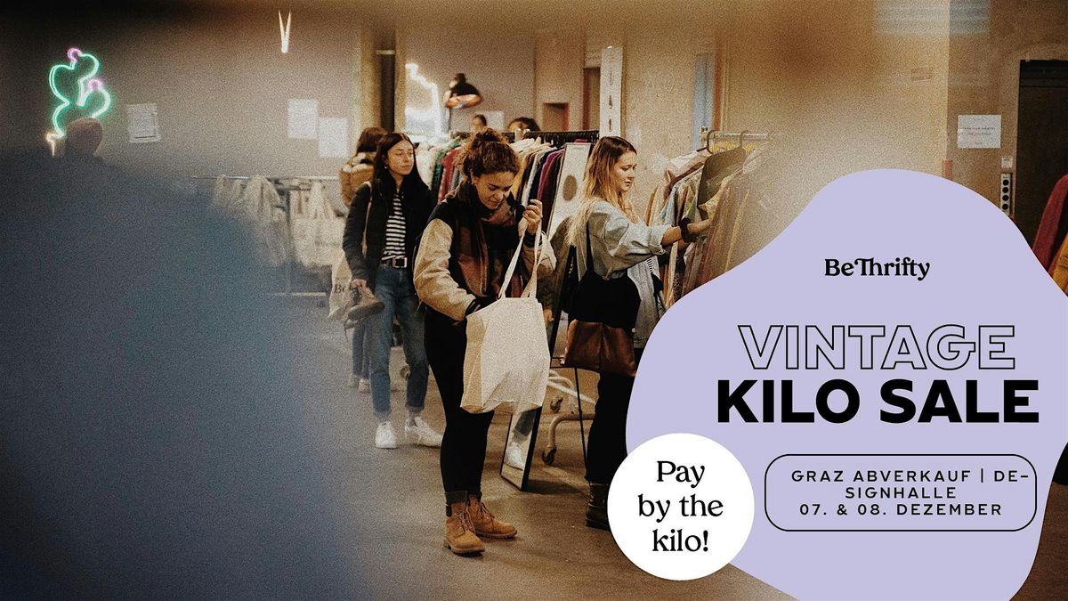 BeThrifty Vintage Kilo Sale | Graz Abverkauf | 07. & 08. Dezember