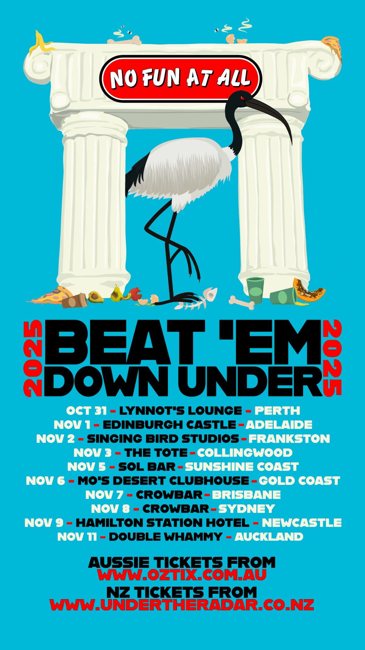 NO FUN AT ALL (SWEDEN) EARLY SHOW! 4PM START