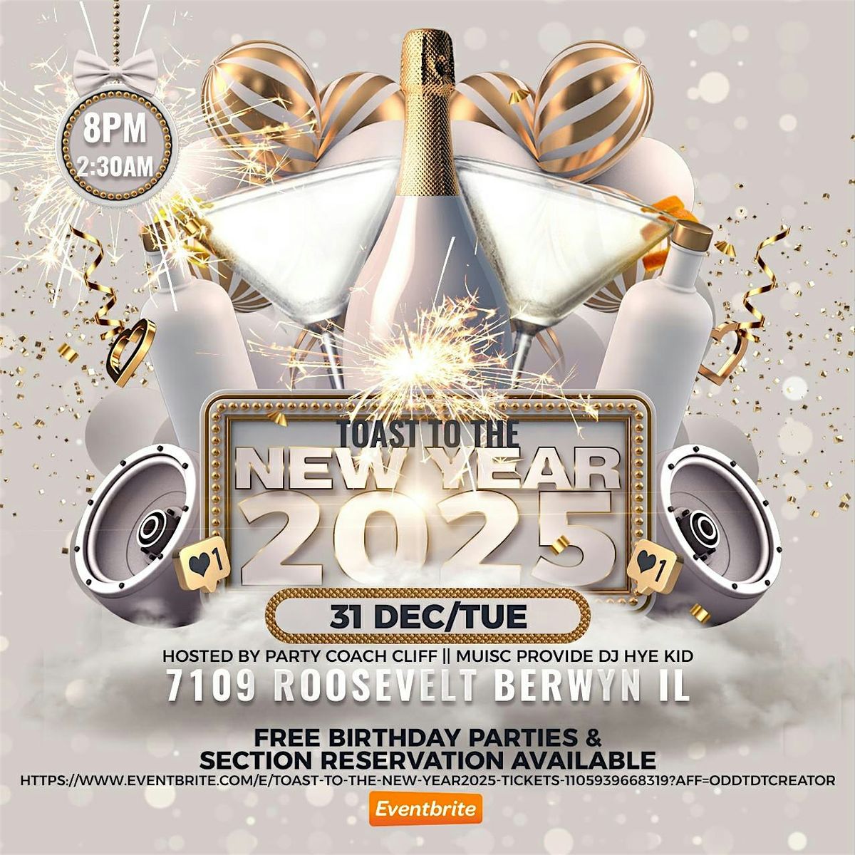 Toast to the New year2025