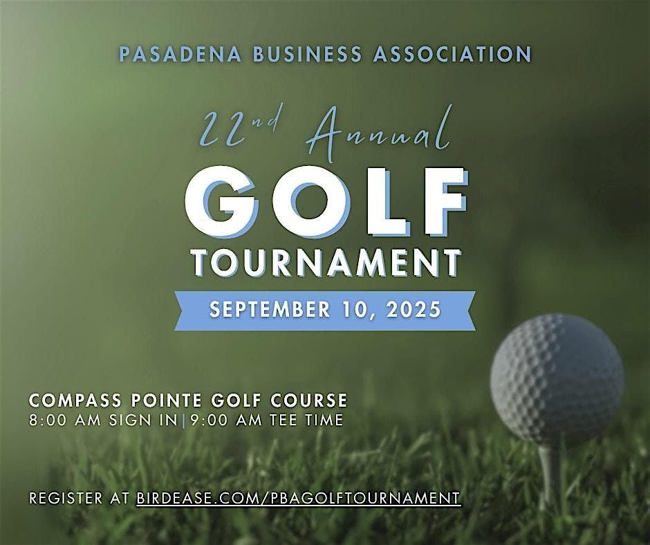 22nd Annual PBA Golf Tournament