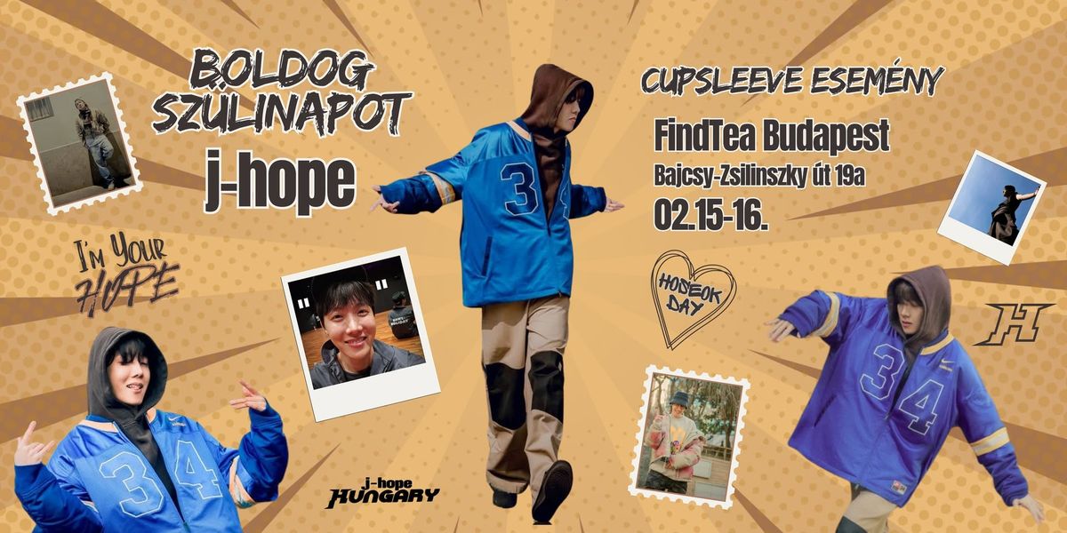 j-hope sz\u00fclinapi cupsleeve esem\u00e9ny - Budapest