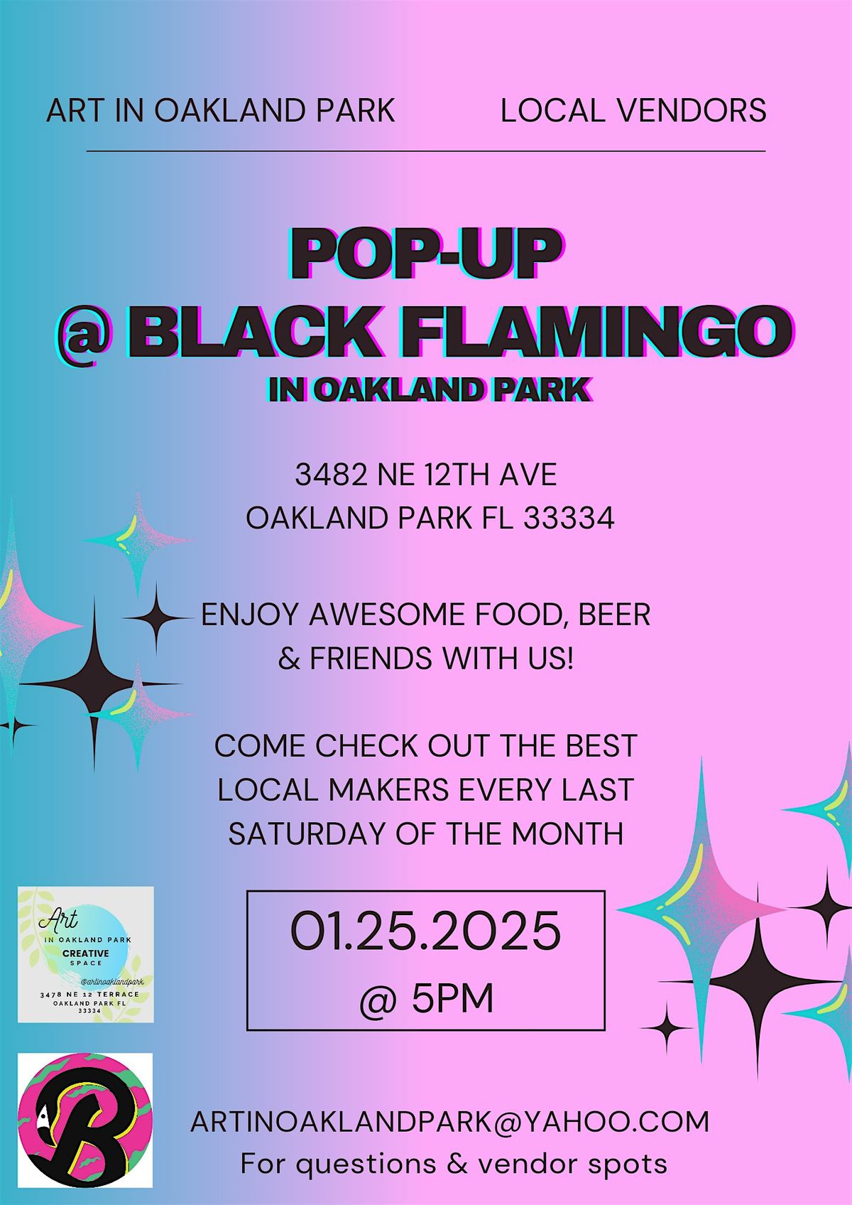 Pop-Up Shop At Black Flamingo (Last Saturdays)