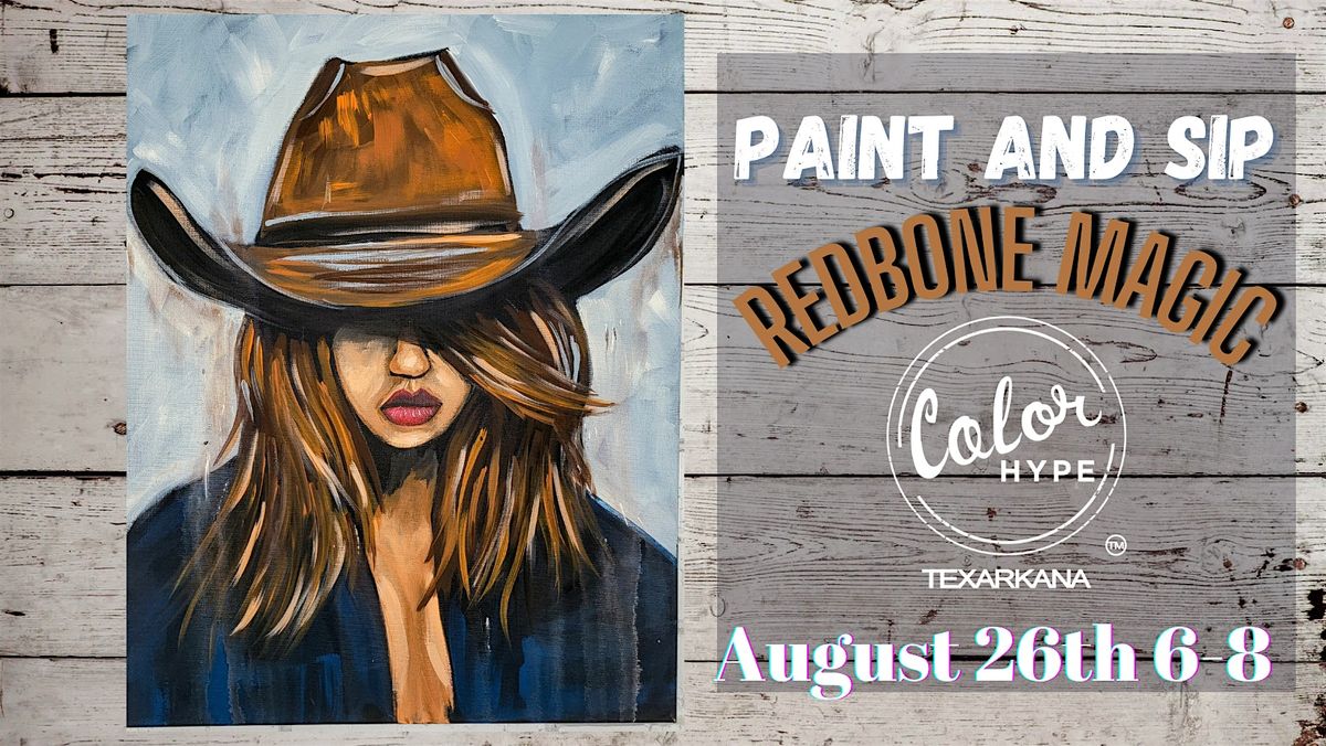 "Outlaw Soul" Paint and Sip with ColorHype TXK at Redbone Magic