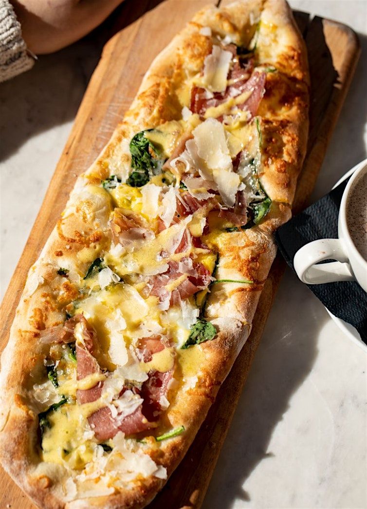 Hands-on Breakfast Pizza and Morning Mimosa w\/ Chef Jarrett and Joe 9.21 11
