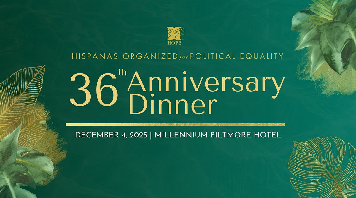 HOPE's 36th Anniversary Awards Dinner