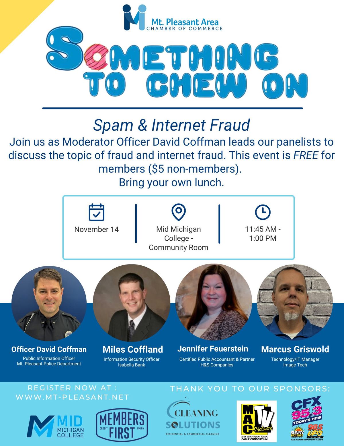 Something to Chew On: Spam & Internet Fraud