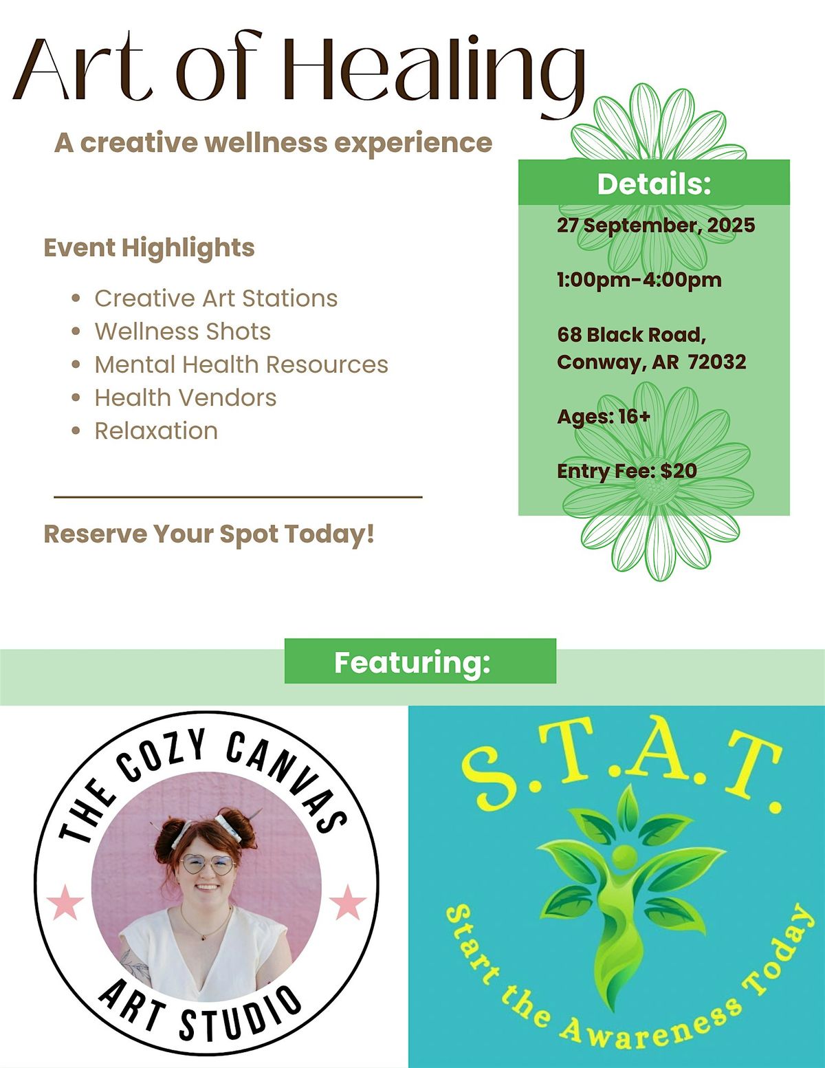 The Art of  Healing: A Creative Wellness Experience