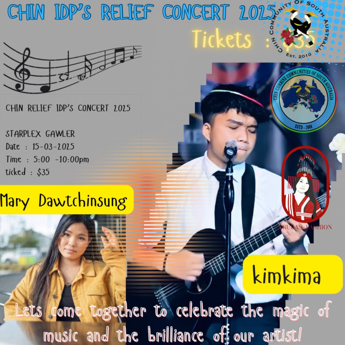 Chin IDP\u2019S RELIEF CONCERT