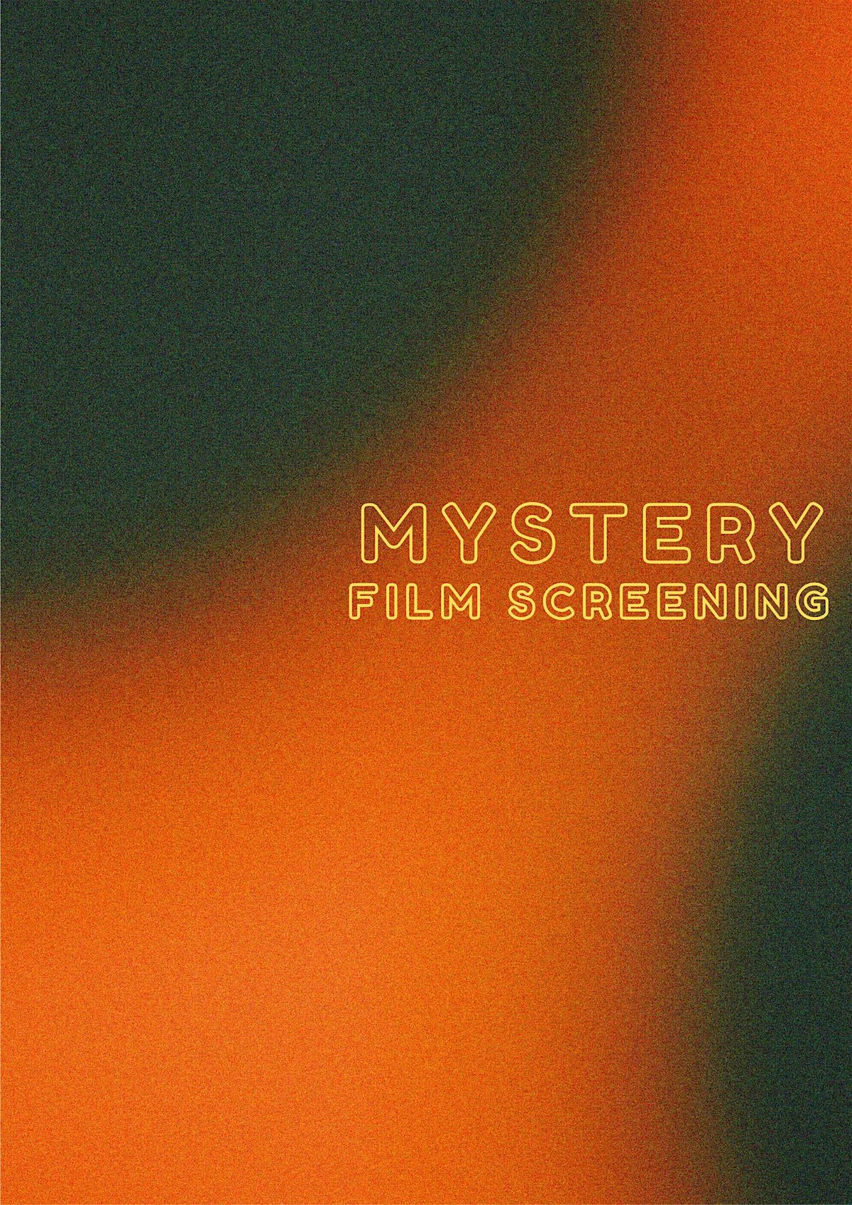 October's Mystery Film Screening