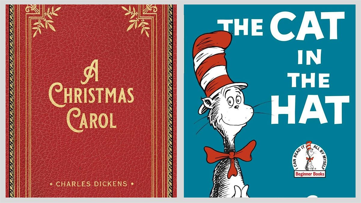 One-Shot Holiday Book Club: A Christmas Carol & The Cat in the Hat