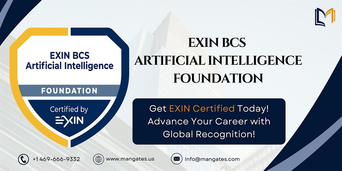 EXIN BCS Artificial Intelligence Foundation Training in Providence, RI
