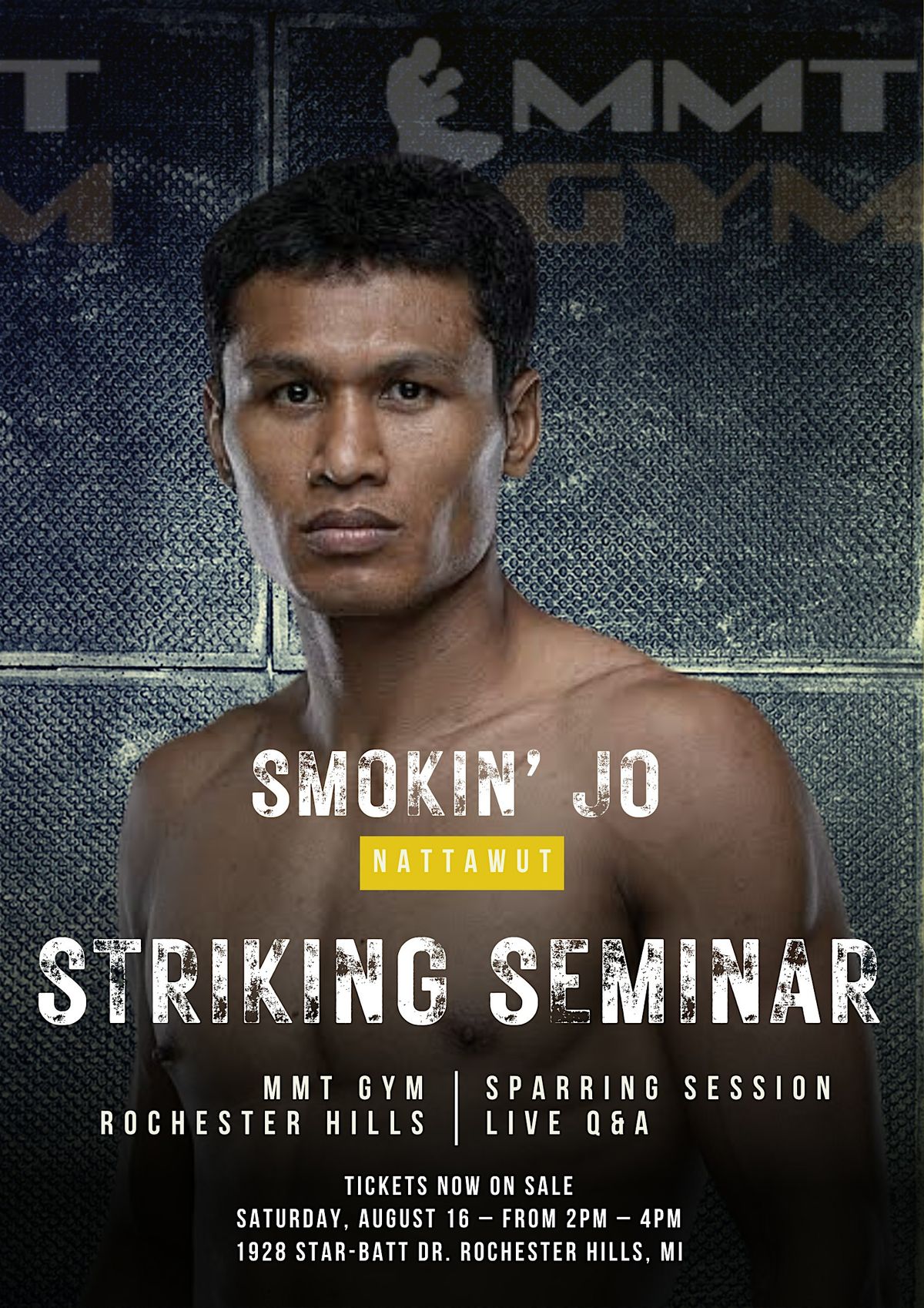 Smokin' Jo Nattawut Striking Seminar