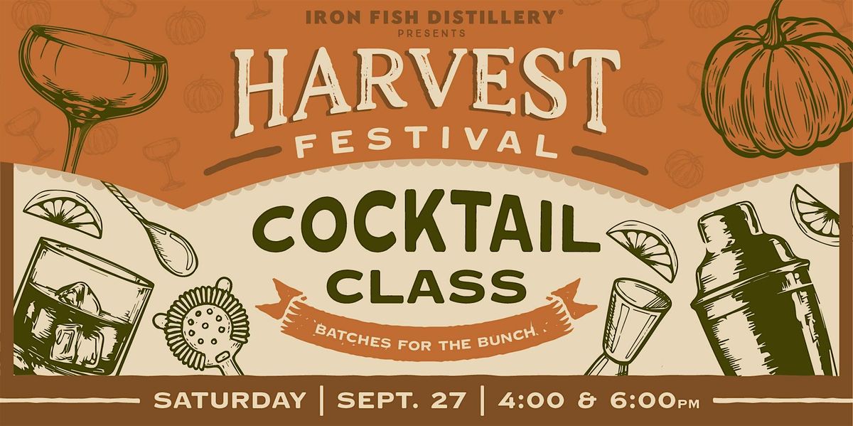 Harvest Festival Craft Cocktail Class