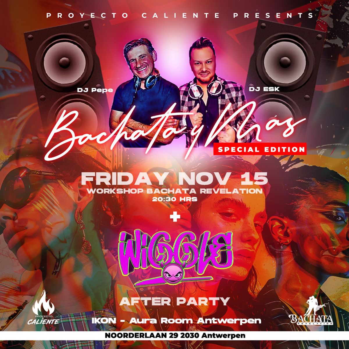 Bachata y mas @ ikon Aura room + Wiggle 