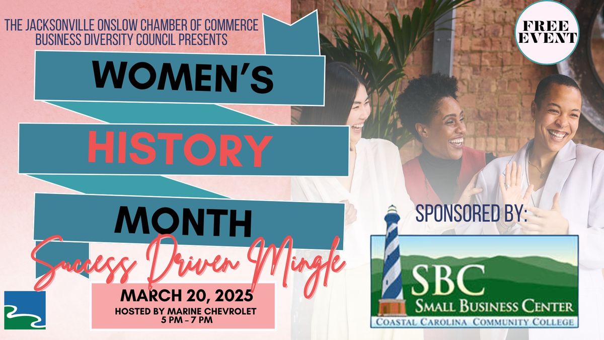 Women's History Month Success Driven Mingle