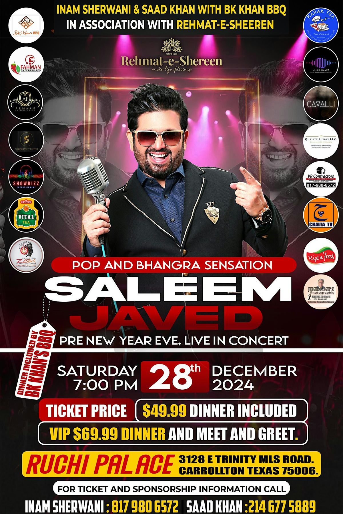 SALEEM JAVED- PRE-NEW YEAR EVENT CELEBRATION