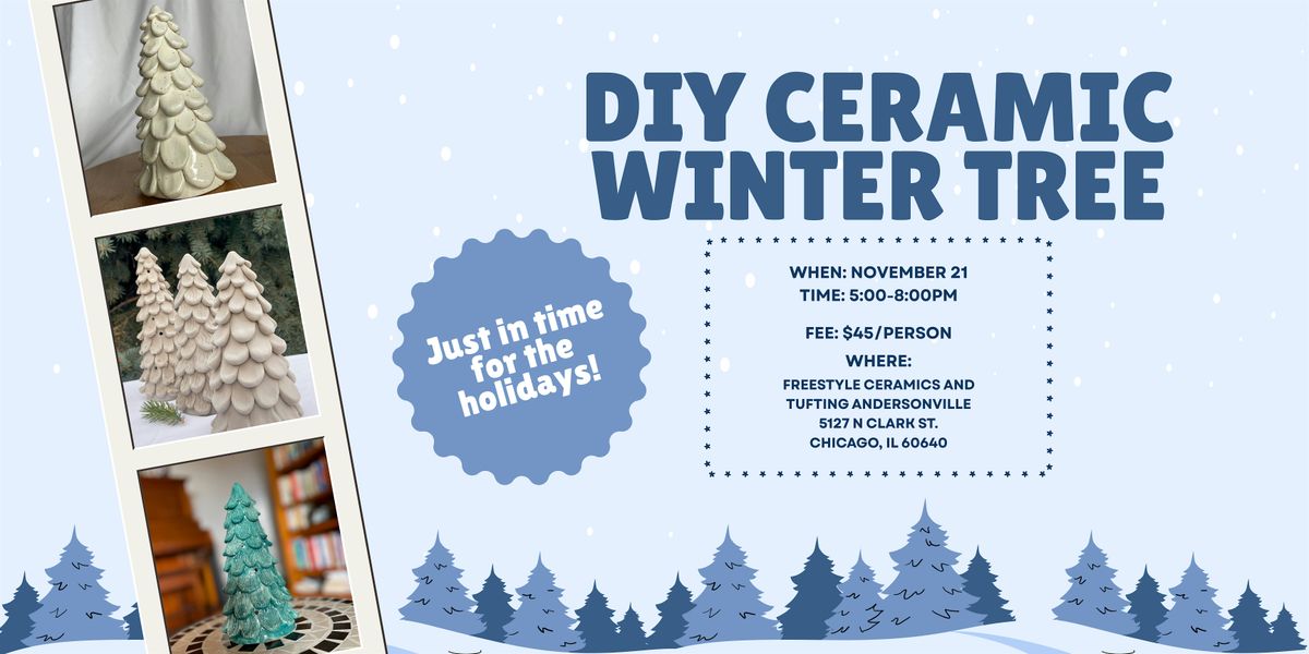 DIY Ceramic Winter Tree